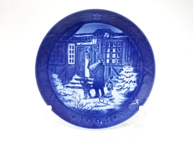 ROYAL COPENHAGEN　ロイヤルコペンハーゲン　「お父さんとお買い物」　イヤープレート(1994)　洋食器